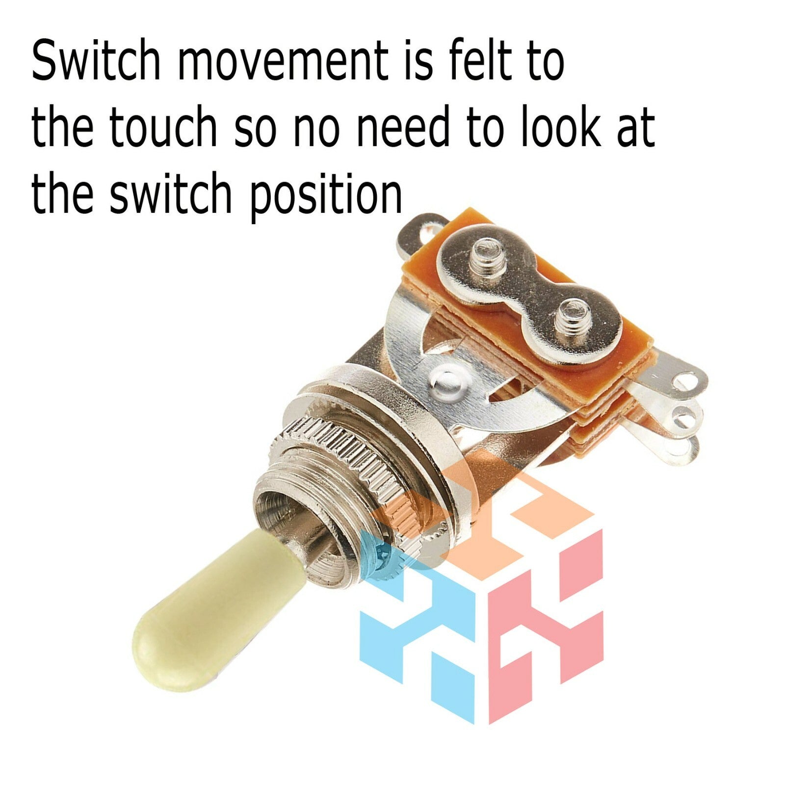 New Beige Tip 3 Way Switch Pickup Electric Guitar Selector Toggle Les Paul