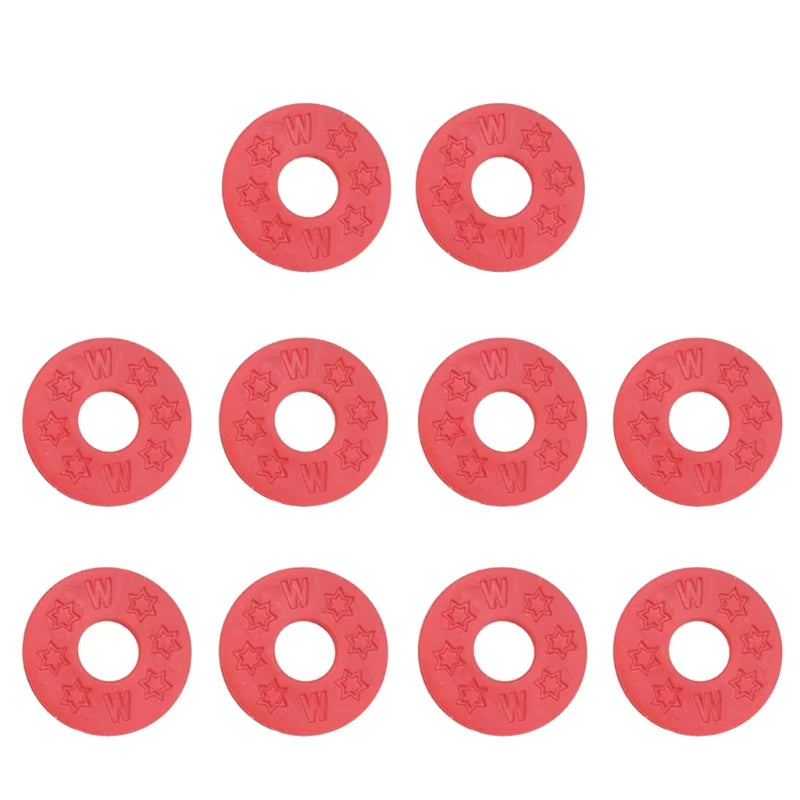 10Pcs/Set Rubber Guitar Strap Lock Blocks Guitar Protector Guitar Locks Black Guitar Strap Locking Silicone Strap Locks