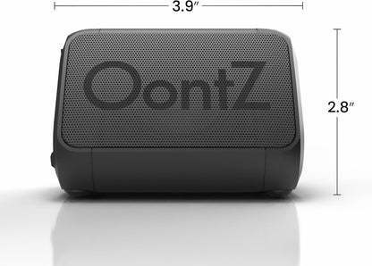 Oontz Solo Portable Bluetooth Speaker - Ultra Portable, 14 Hours of Playtime, 100Ft Wireless Range, Waterproof, Budget-Friendly Speaker for Travel, Outdoor or Home, Great Gift (Black)