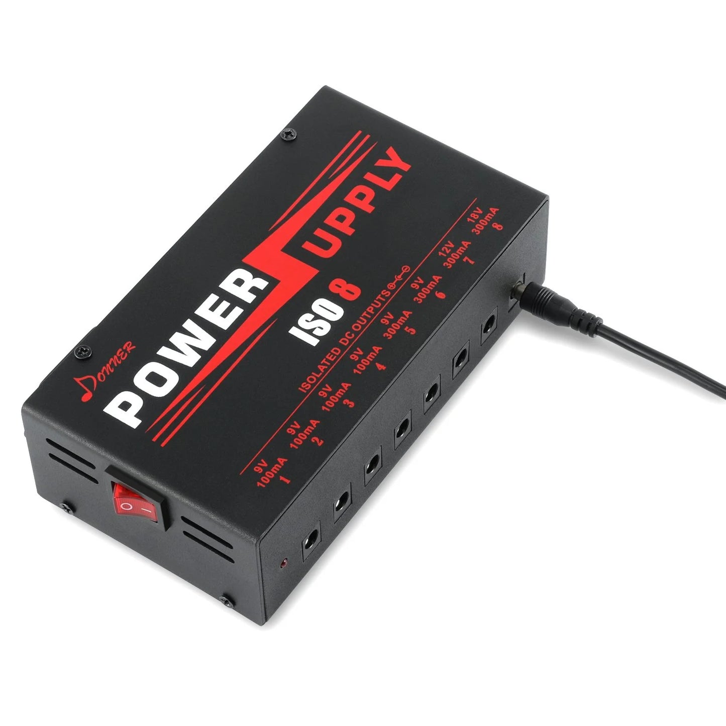 Guitar Cable 10 Ft, Electric Instrument Cable Bass Amp Cord for Electric Guitar Bass Amplifier Audio, 1/4" Right Angle to Straight, Black White