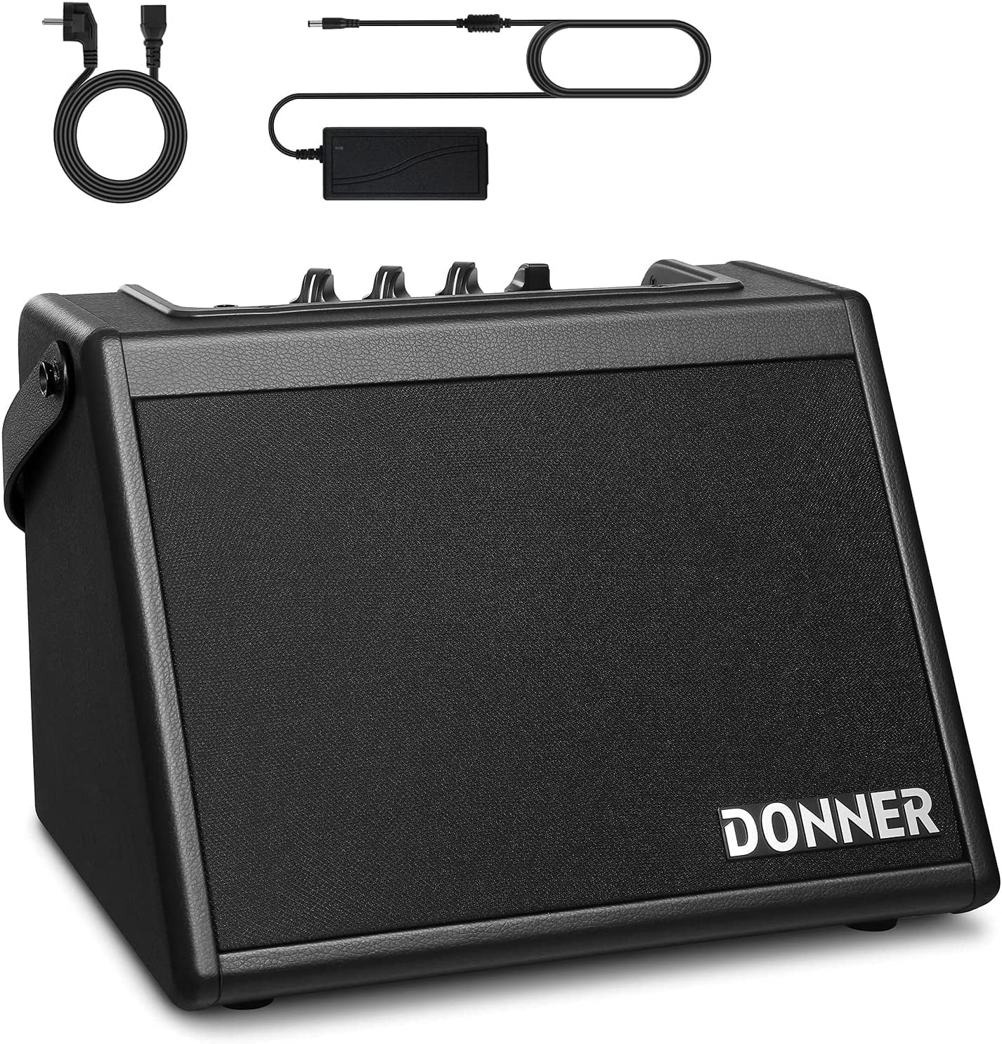 Mini Electric Drum Amp 20W Portable Bluetooth Keyboard Amplifier for Home Practice DDA-20