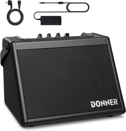 Mini Electric Drum Amp 20W Portable Bluetooth Keyboard Amplifier for Home Practice DDA-20