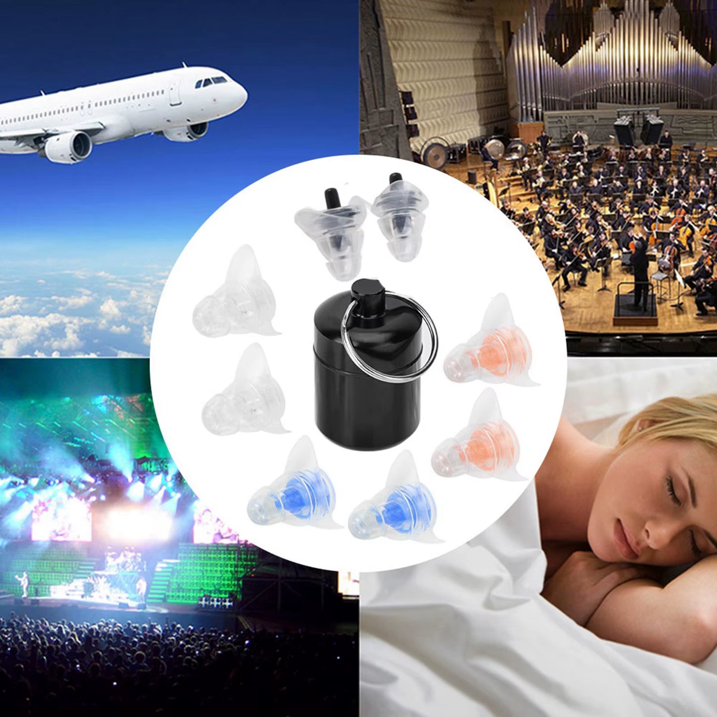 Earplugs High Fidelity 27Db anti Noise Earplugs Concert Music Festival Hearing Music Noise Earplugs Musician Earplugs