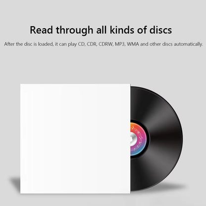 Portable CD Music Player Wall Mounted Bluetooth-Compatible 5.1 Music Player LED Display 3.5Mm Music Player FM Radio with Bracket