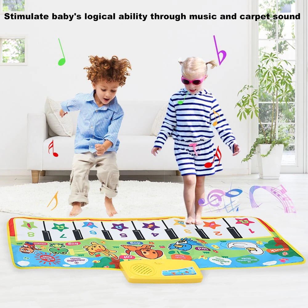 Music Piano Carpet Portable Kids Musical Mats Baby Early Education Music Piano Keyboard Carpet Kids Piano Music Carpet Kids