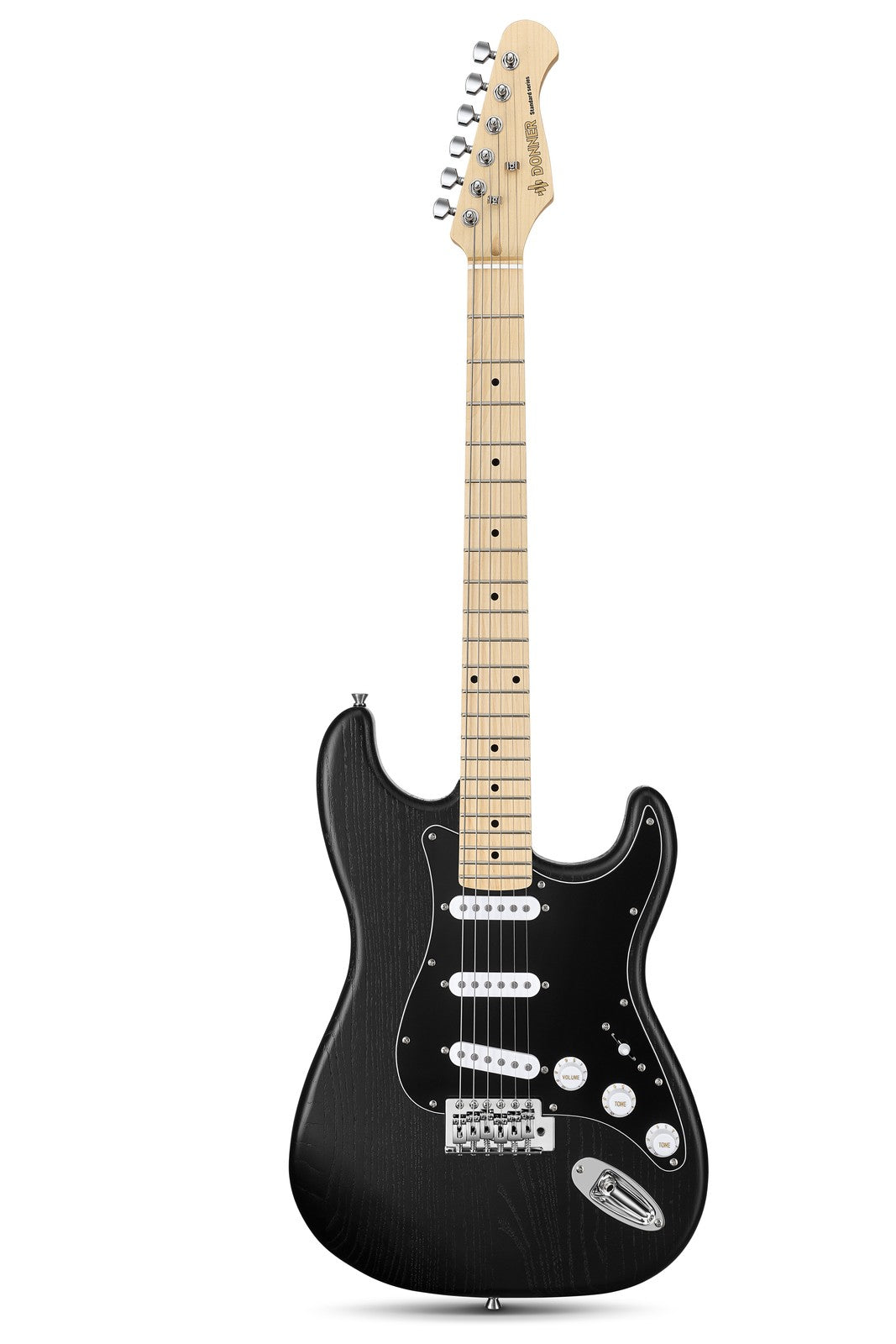 🎸 Donner DST-80 Electric Guitar with Amp Bag Strap Tuner Solid Body SSS Pickup