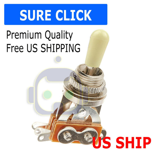New Beige Tip 3 Way Switch Pickup Electric Guitar Selector Toggle Les Paul
