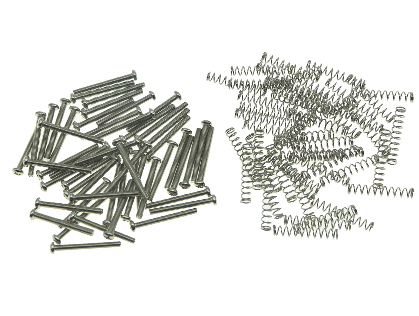 Pack of 50Pcs Metric Thread Humbucker Pickup Height Screws Guitar Pickup Screws with Springs Fits Epip SG Import Pickups