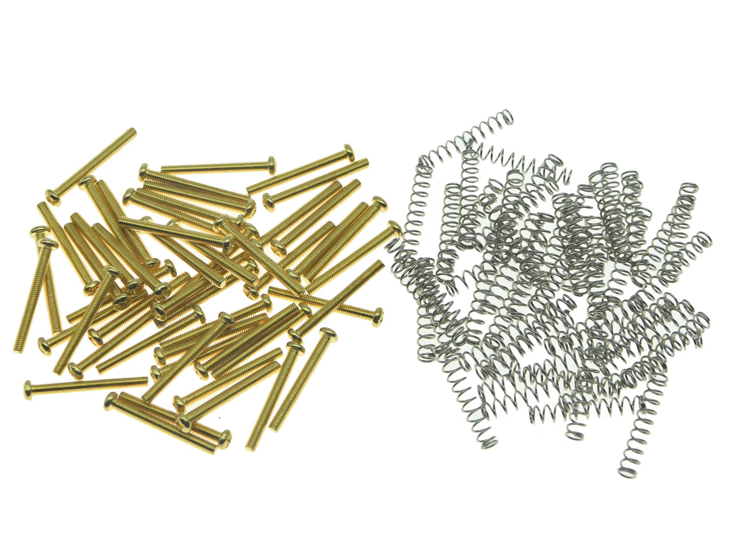 Pack of 50Pcs Metric Thread Humbucker Pickup Height Screws Guitar Pickup Screws with Springs Fits Epip SG Import Pickups