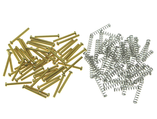 Pack of 50Pcs Metric Thread Humbucker Pickup Height Screws Guitar Pickup Screws with Springs Fits Epip SG Import Pickups
