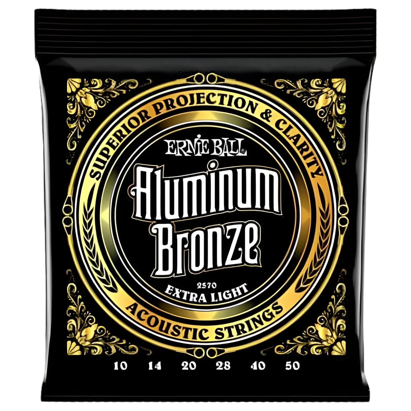 Extra Light Aluminum Bronze Acoustic Guitar Strings - 10-50 Gauge