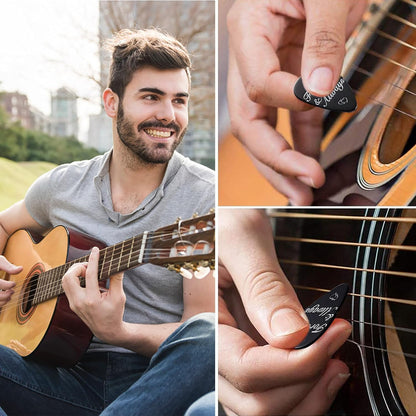 I Love You Gifts for Him Her Guitar Picks Gift for Musician Boyfriend Husband I Love You the Mostest the End I Win Guitar Pick for Anniversary Birthday Christmas