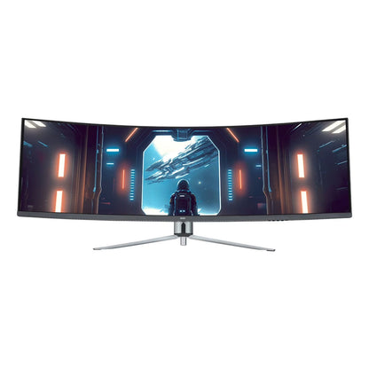 49" 3840 X 1080P Curved Dual FHD Gaming Monitor, Black, 100133225