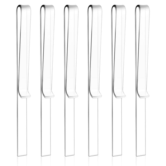 6 Pcs Clear Acrylic Music Stand Clips Music Book Stand Page Holder Clip