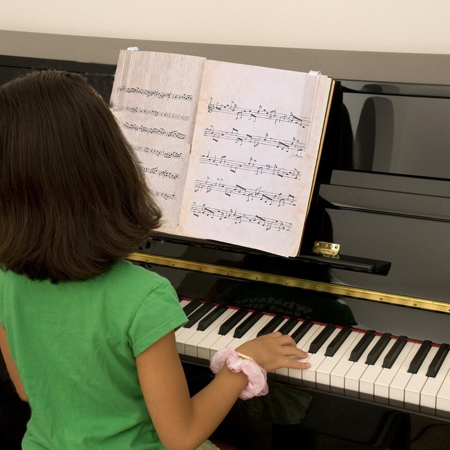 6 Pcs Clear Acrylic Music Stand Clips Music Book Stand Page Holder Clip