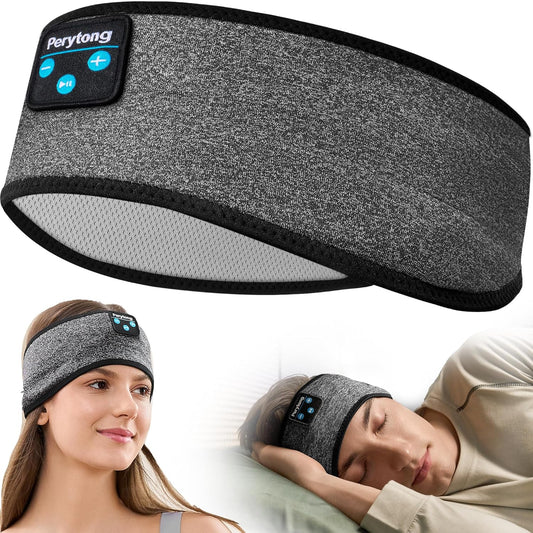 Sleep Headphones Bluetooth Headband Sleeping Headphones Wireless Sleep Headband with Comfortable Earbuds for Side Sleepers, Sleeping Eye Mask for Women Men Workout Running