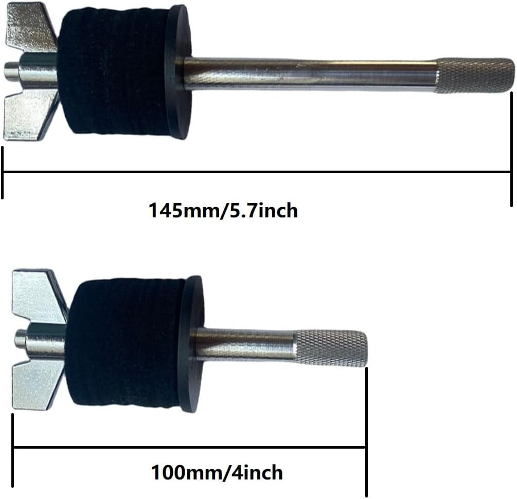 1 Pair Cymbal Stacker 4 Inch 5.7 Inch 8Mm Thread Mount Attachment