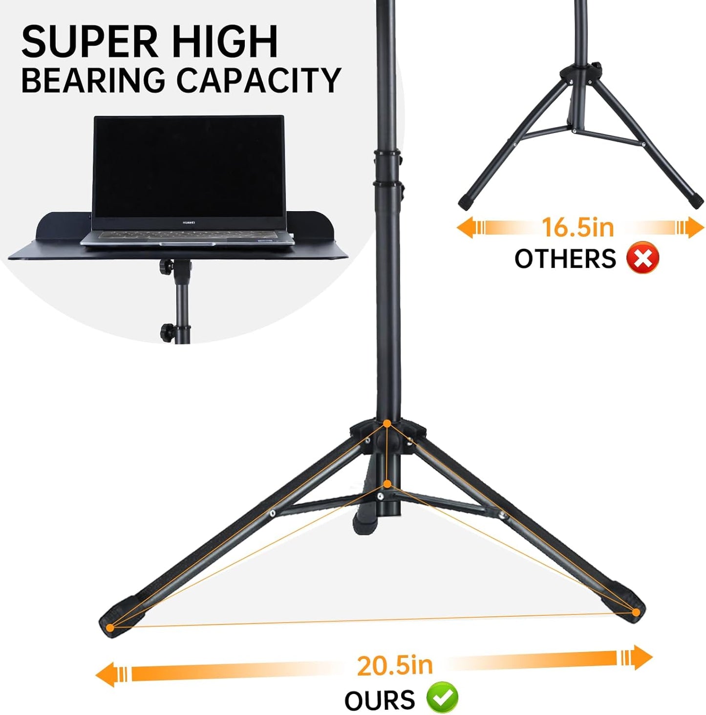 Sheet Music Stand,5 in 1 Dual-Use Folding Sheet Music Stand & Desktop Book Stand