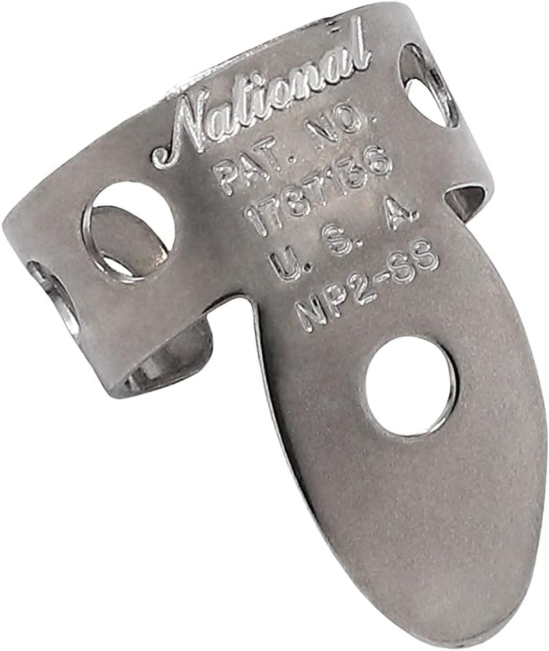 D'Addario Finger Picks Set for Acoustic Guitar and Banjo - Stainless Steel & Cel