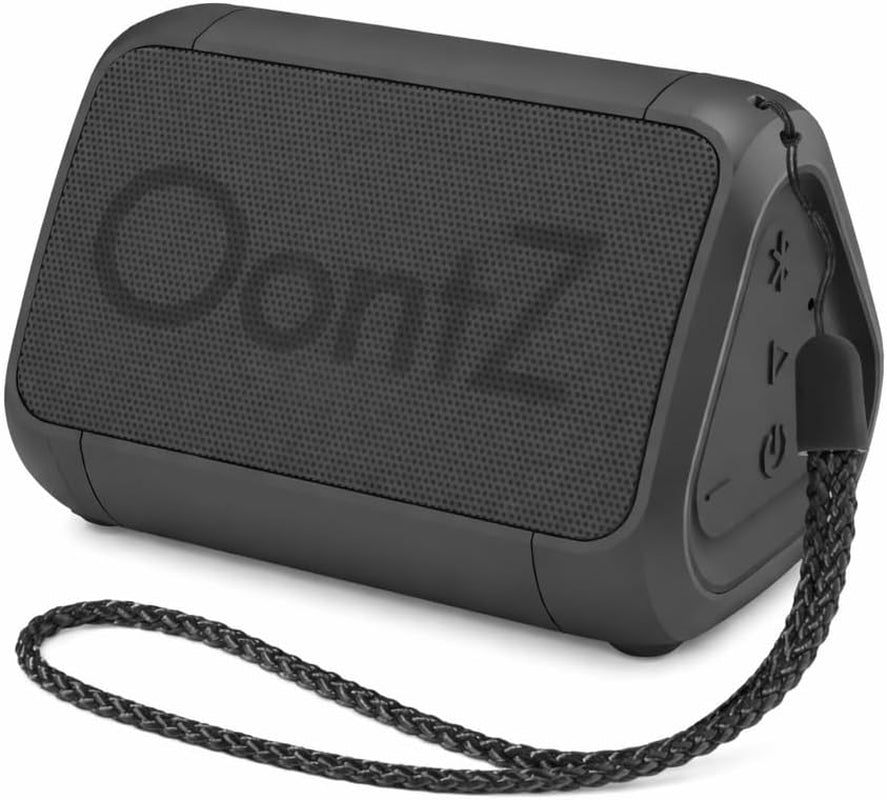 Oontz Solo Portable Bluetooth Speaker - Ultra Portable, 14 Hours of Playtime, 100Ft Wireless Range, Waterproof, Budget-Friendly Speaker for Travel, Outdoor or Home, Great Gift (Black)