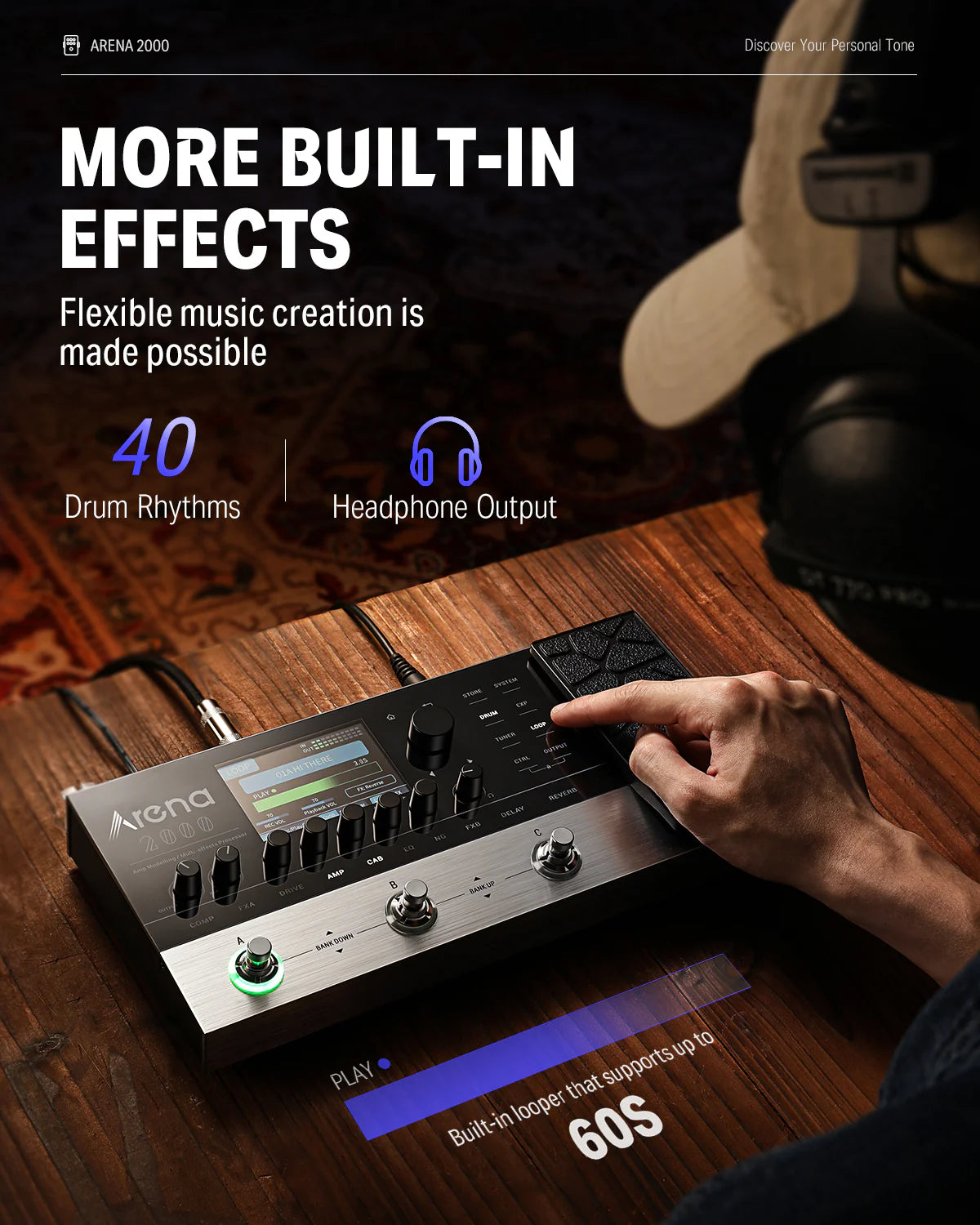 Arena 2000 Multi-Effect Pedal
