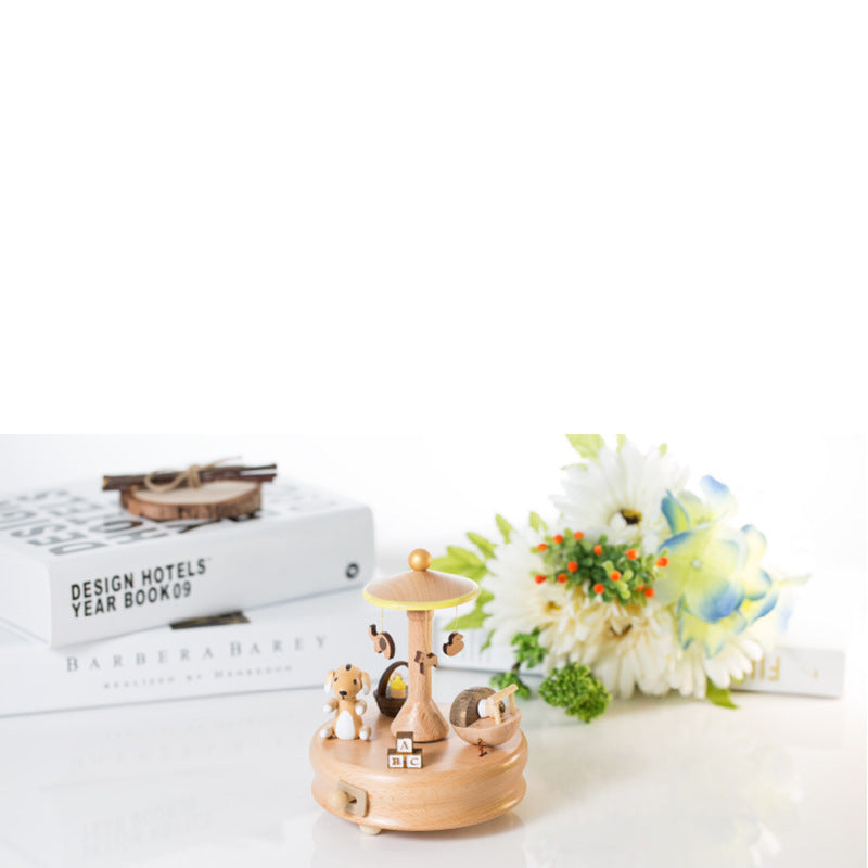 Wood Wound Music Box
