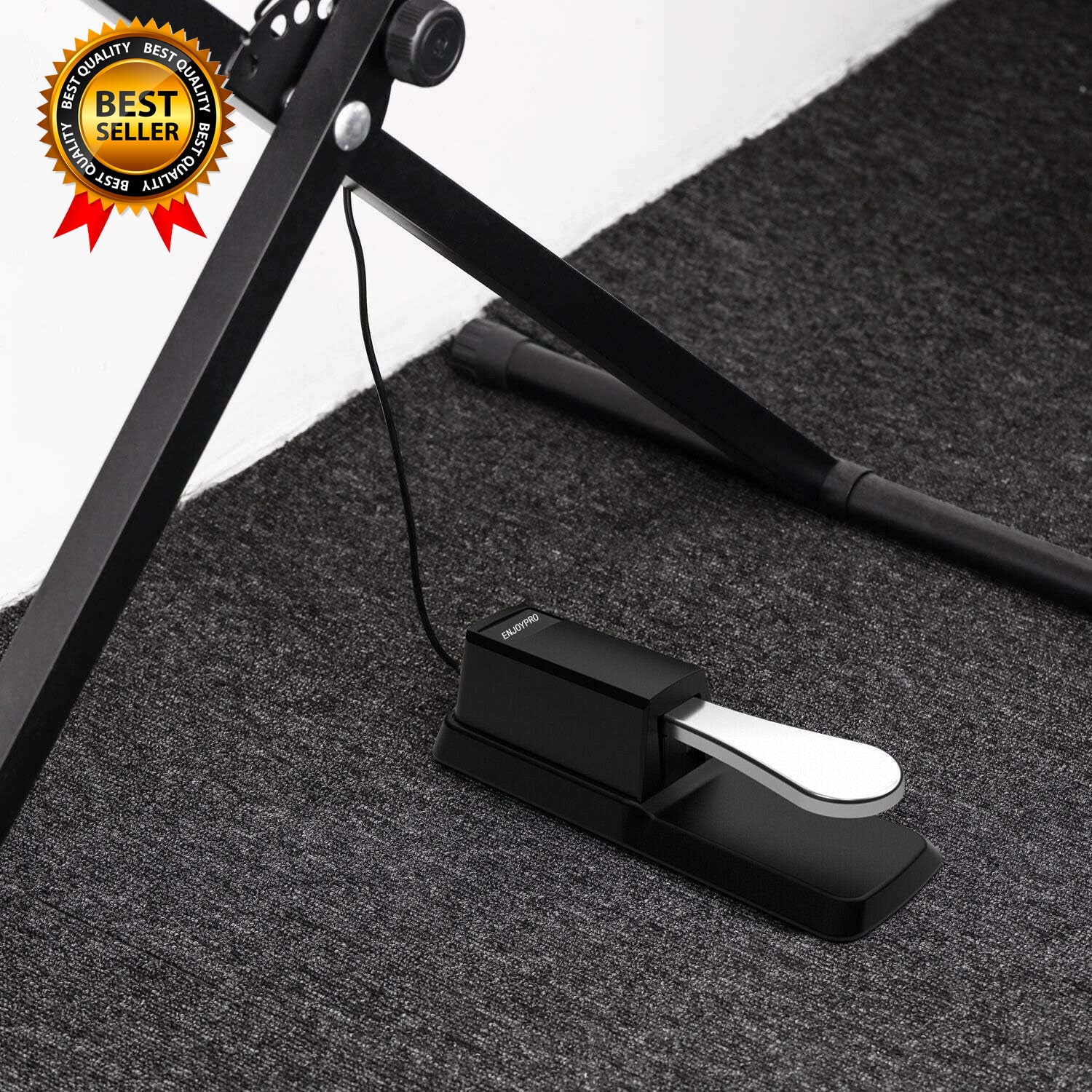 Sustain Pedal for Yamaha Keyboard, Piano Keyboard Pedal with Polarity