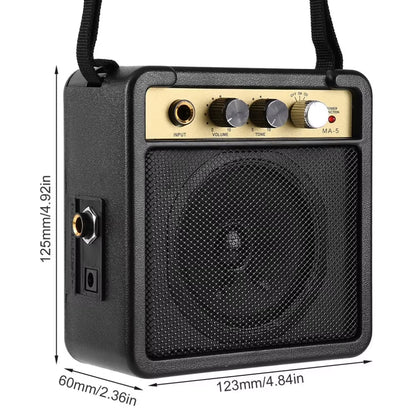 TOP Mini Guitar Amplifier Guitar Amp with Back Clip Speaker Guitar Accessories for Acoustic Electric Guitar Accessories Part