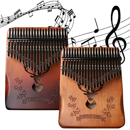 Kalimba 21 Keys Professional Thumb Piano Include Instruction Carrying Bag Tune Hammer Portable Mbira Finger Piano for Beginner