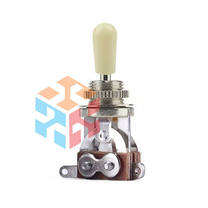 New Beige Tip 3 Way Switch Pickup Electric Guitar Selector Toggle Les Paul