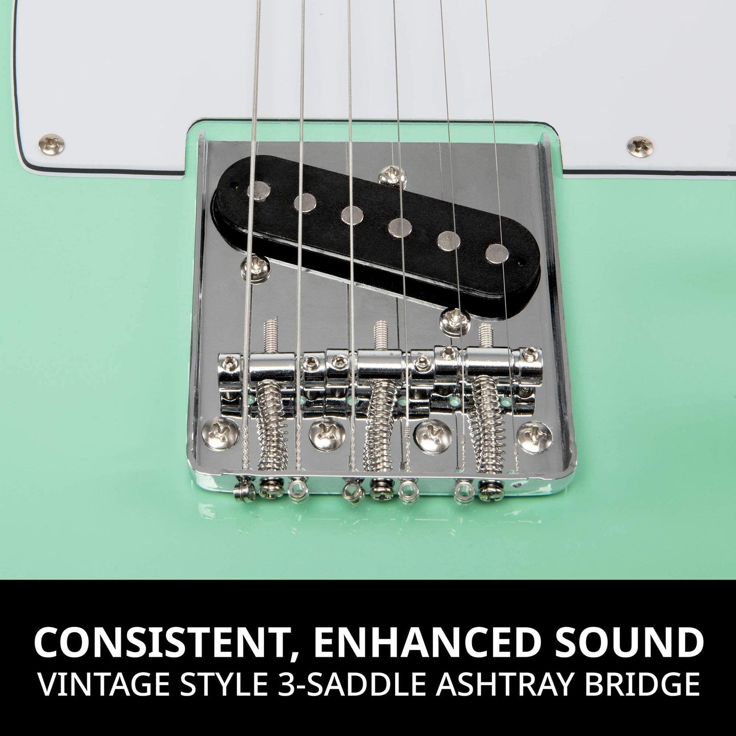 Telecaster Solid Electric Guitar - Standard Size, High-Quality Electric Guitar