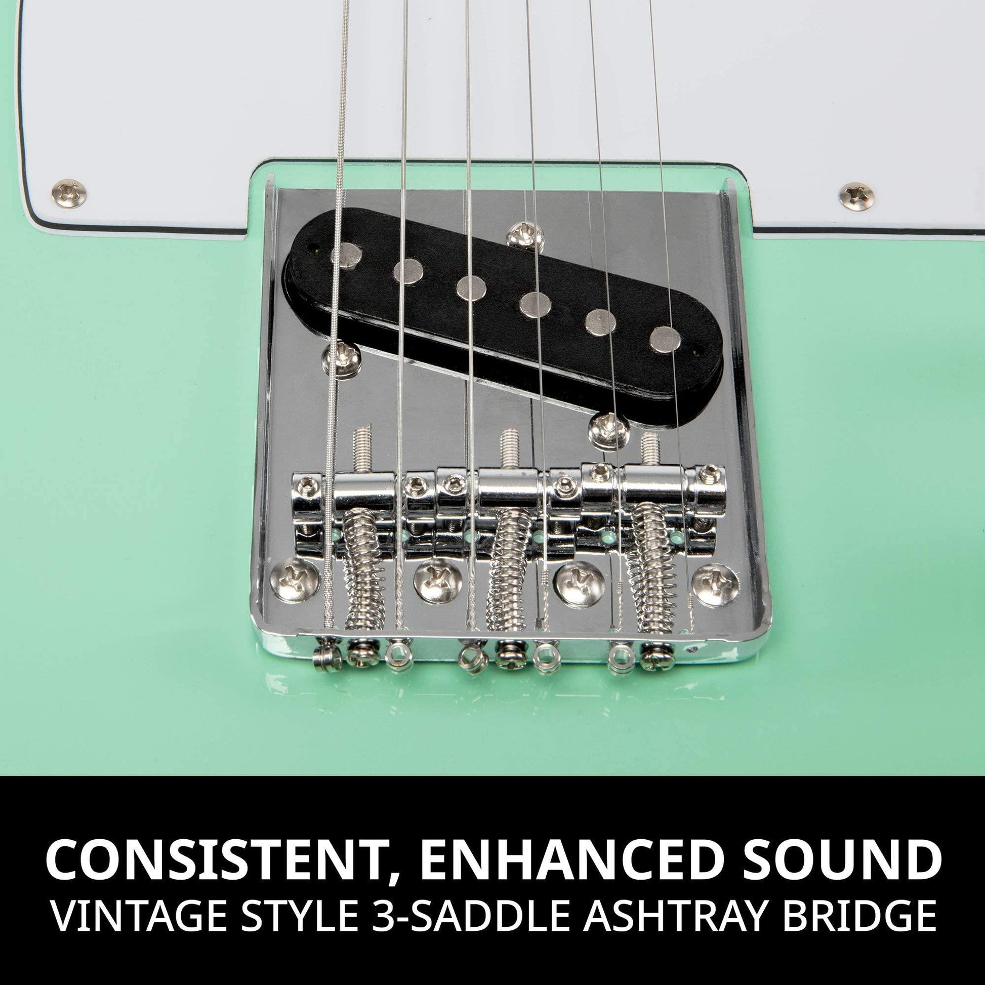 Telecaster Solid Electric Guitar - Standard Size, High-Quality Electric Guitar