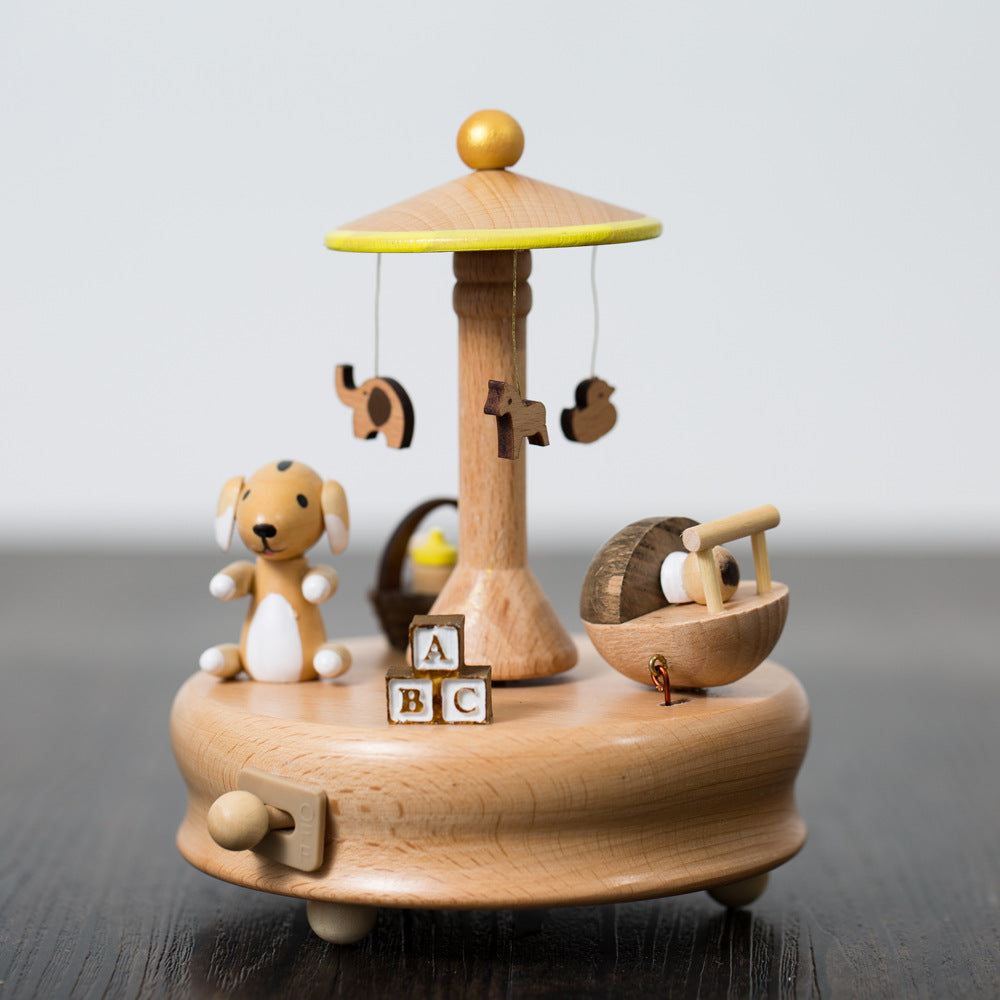 Wood Wound Music Box