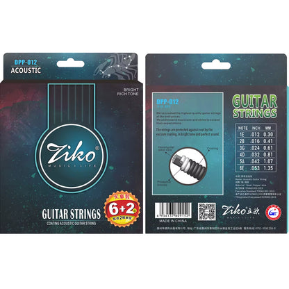 Acoustic Guitar Strings Carbon Steel Hexagonal Alloy Beginners Professional Practice Folk Guitar Strings Guitar Accessories