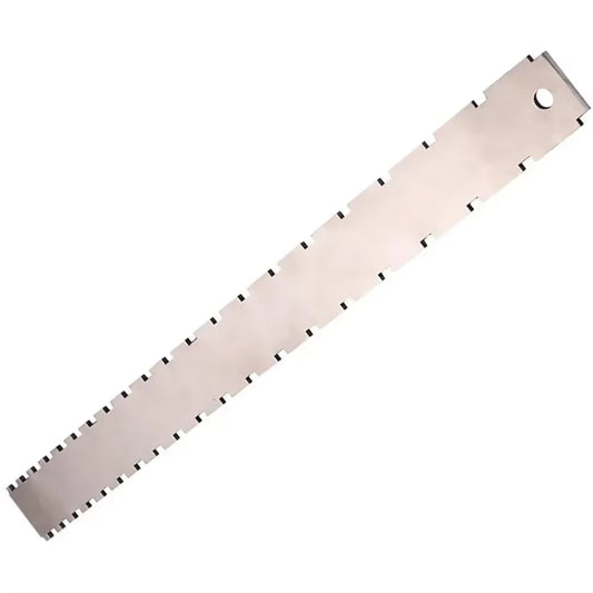 Guitar Neck Notched Straight Edge Ruler Stainless Steel Guitar Fret Leveling Ruler Fret Guitar Level Luthier Tool Body