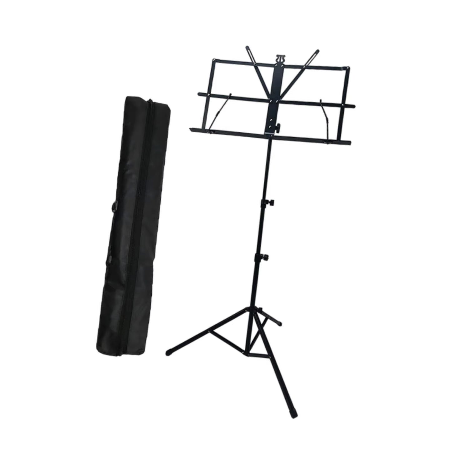 Music Stand for Sheet Music Music Book Stand,With Bag,Modern,Adjustable Height,Sheet Clip Holder,For Ukulele Player Musicians