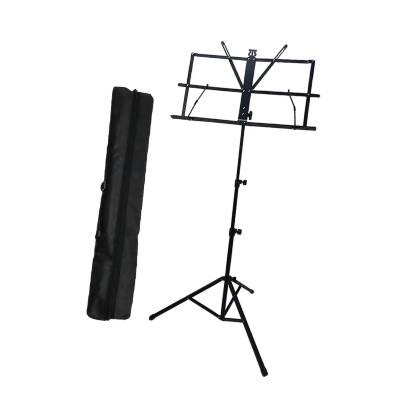 Music Stand for Sheet Music Music Book Stand,With Bag,Modern,Adjustable Height,Sheet Clip Holder,For Ukulele Player Musicians