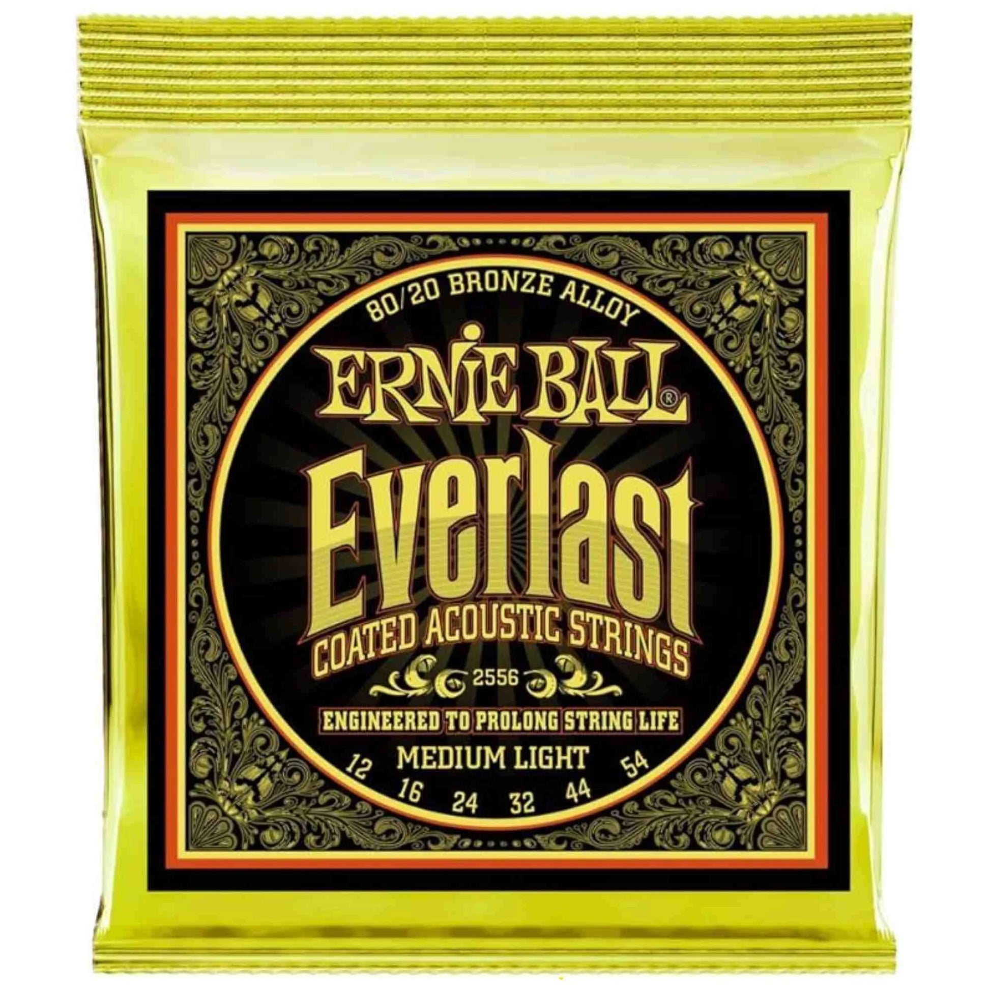 Everlast Coated 80/20 Bronze Acoustic Guitar Strings