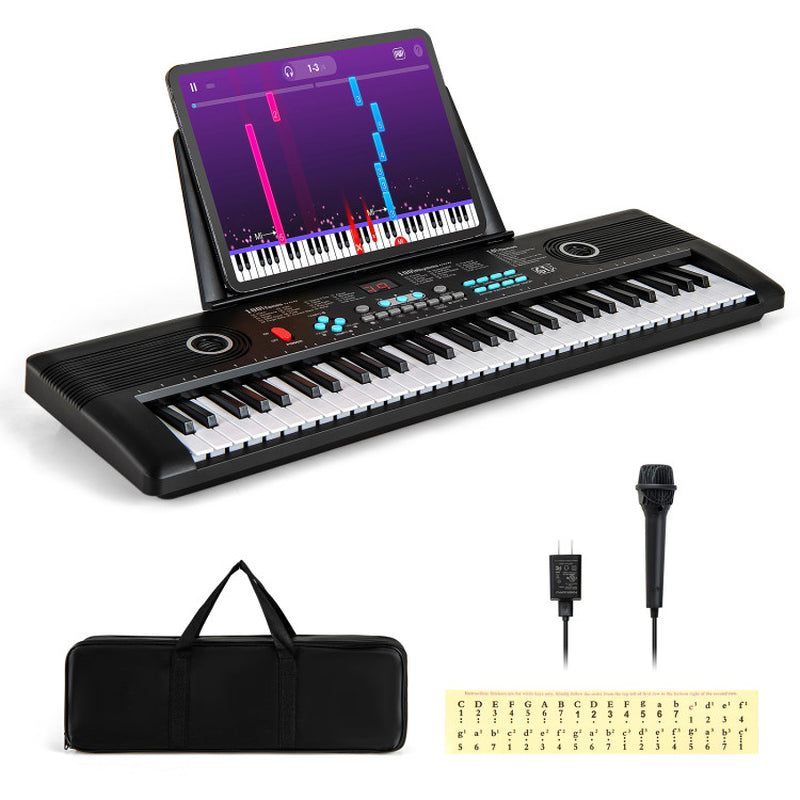 61 Key Electric Portable Digital Keyboard Piano for Beginner