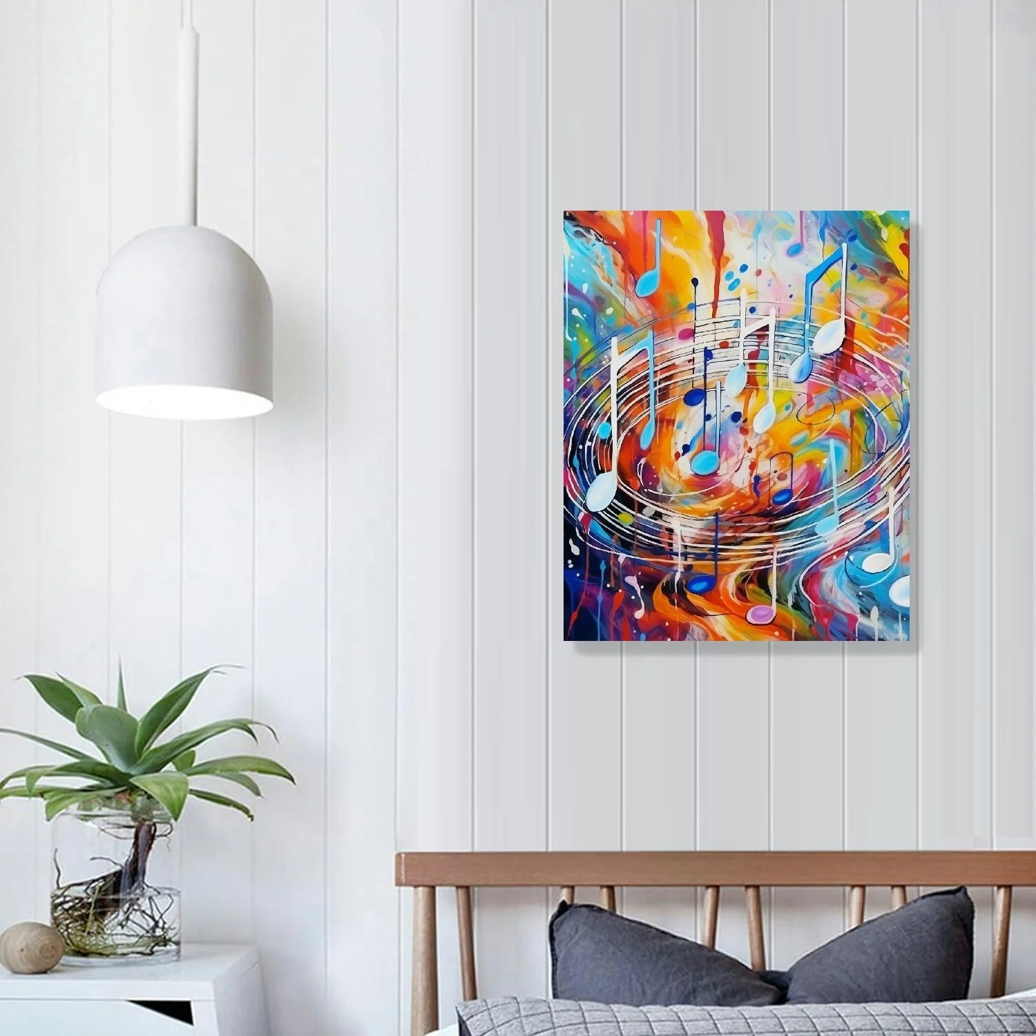 Music Wall Art Music Note Painting Picture Canvas Prints Music Studio Decor