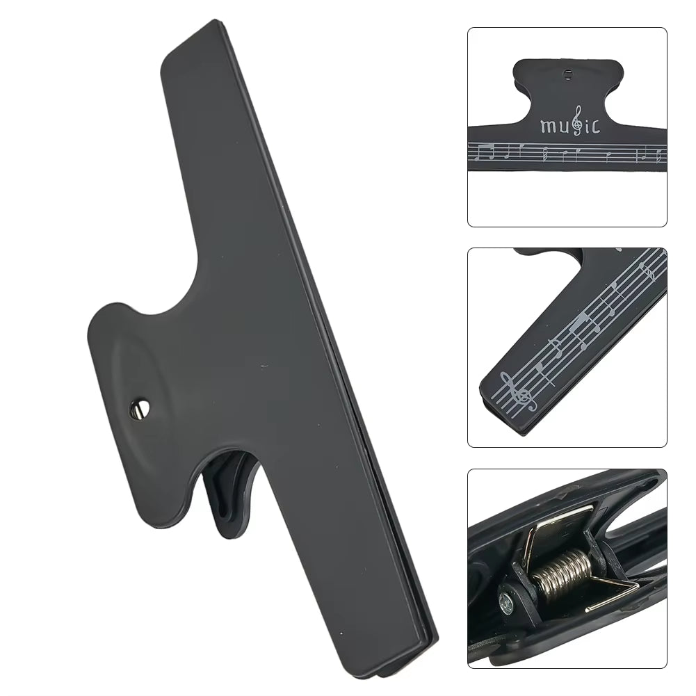 Sheet Music Clips Book Page Note Clip Music Score Fixed Clips Sheet Holder for Guitar Violin Piano Music Instruments Accessories