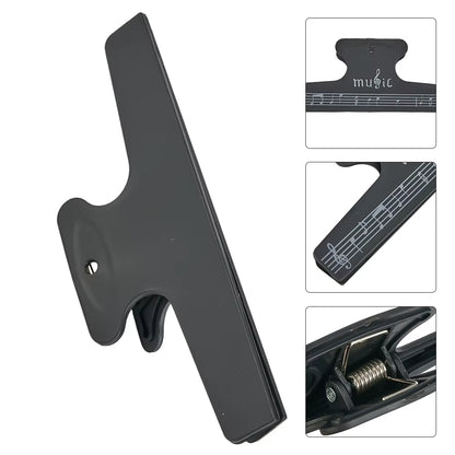 Sheet Music Clips Book Page Note Clip Music Score Fixed Clips Sheet Holder for Guitar Violin Piano Music Instruments Accessories
