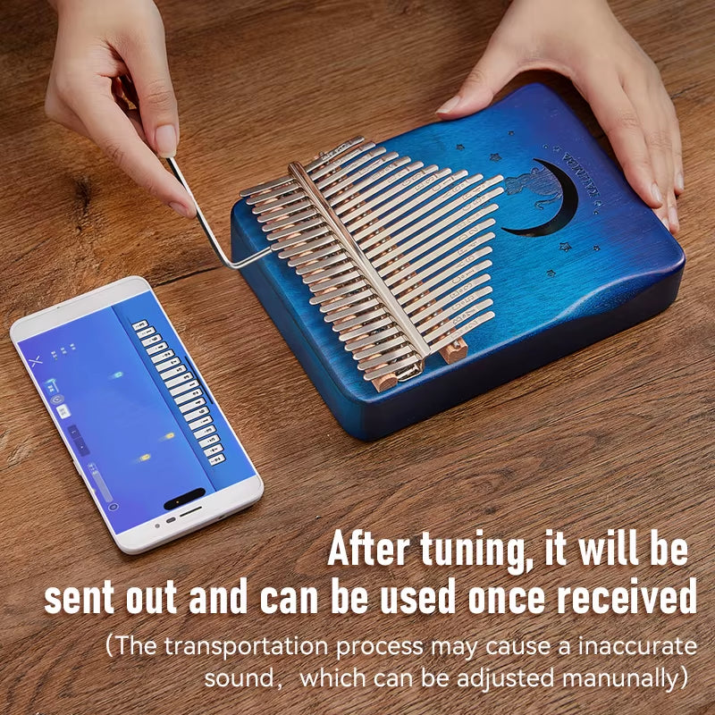 Byla 21-Key Cat Thumb Piano Kalimba Set - Beginner Friendly Finger Piano, Perfect Birthday Gift Piano Accessories Piano Gift