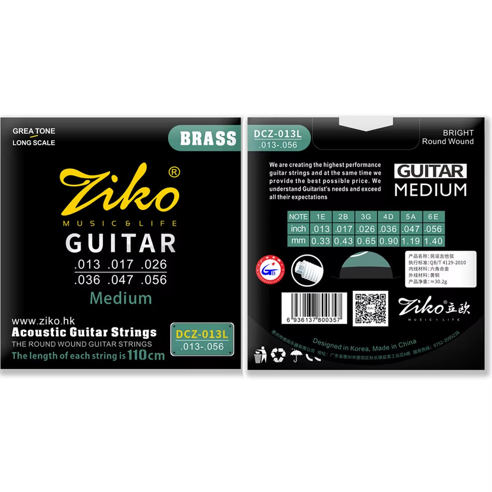 Acoustic Guitar Strings Carbon Steel Hexagonal Alloy Beginners Professional Practice Folk Guitar Strings Guitar Accessories