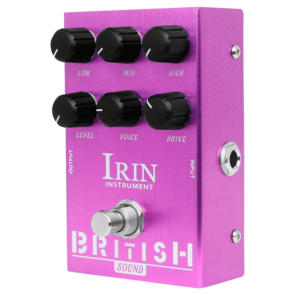 Guitar Effect Pedal Overdrive Distortion Speakers Analog Classic British Rock Effect Electric Bass Guitar Pedal True Bypass