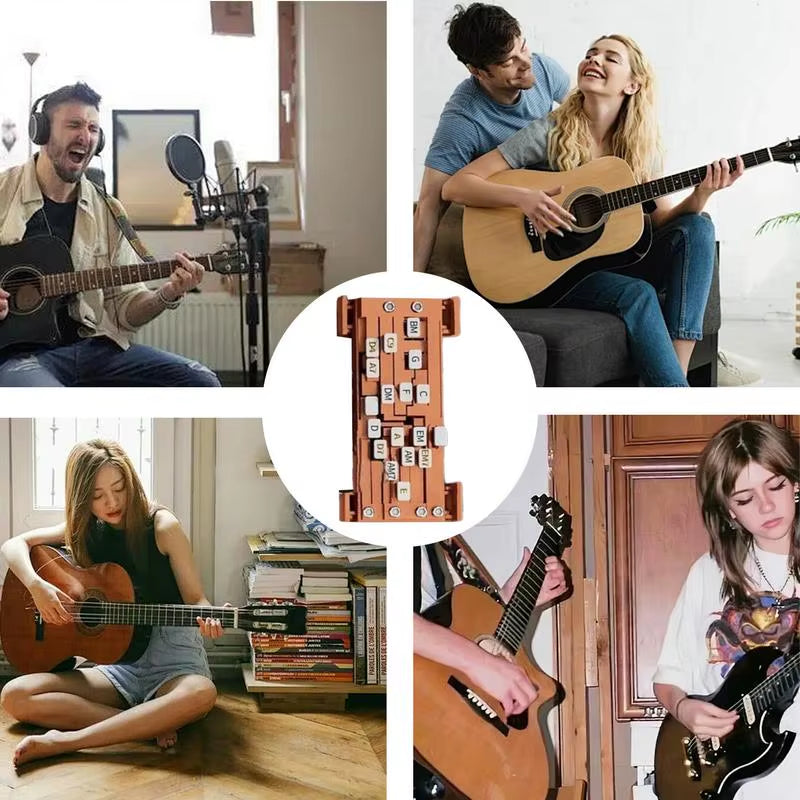 Guitar Chord Presser Guitar Aid Chords Learning Tools Guitar Teaching Practice Aid Guitar Learning Tools Guitar Learning Aid