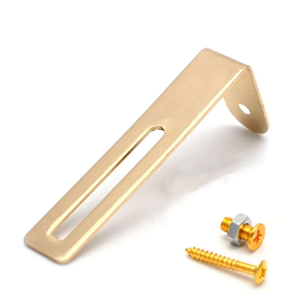1Pc Electric Guitar Pickguard Holder Pick Guard Scratch Plate Support Bracket with 2 Screws 1 Nut for LP Les Paul Guitars