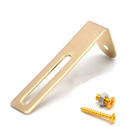 1Pc Electric Guitar Pickguard Holder Pick Guard Scratch Plate Support Bracket with 2 Screws 1 Nut for LP Les Paul Guitars