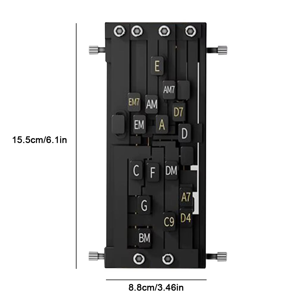 Guitar Chord Presser Guitar Chord Helper Guitar Learning Tools Guitar Aid Chords Trainer Guitar Accessories for Beginners