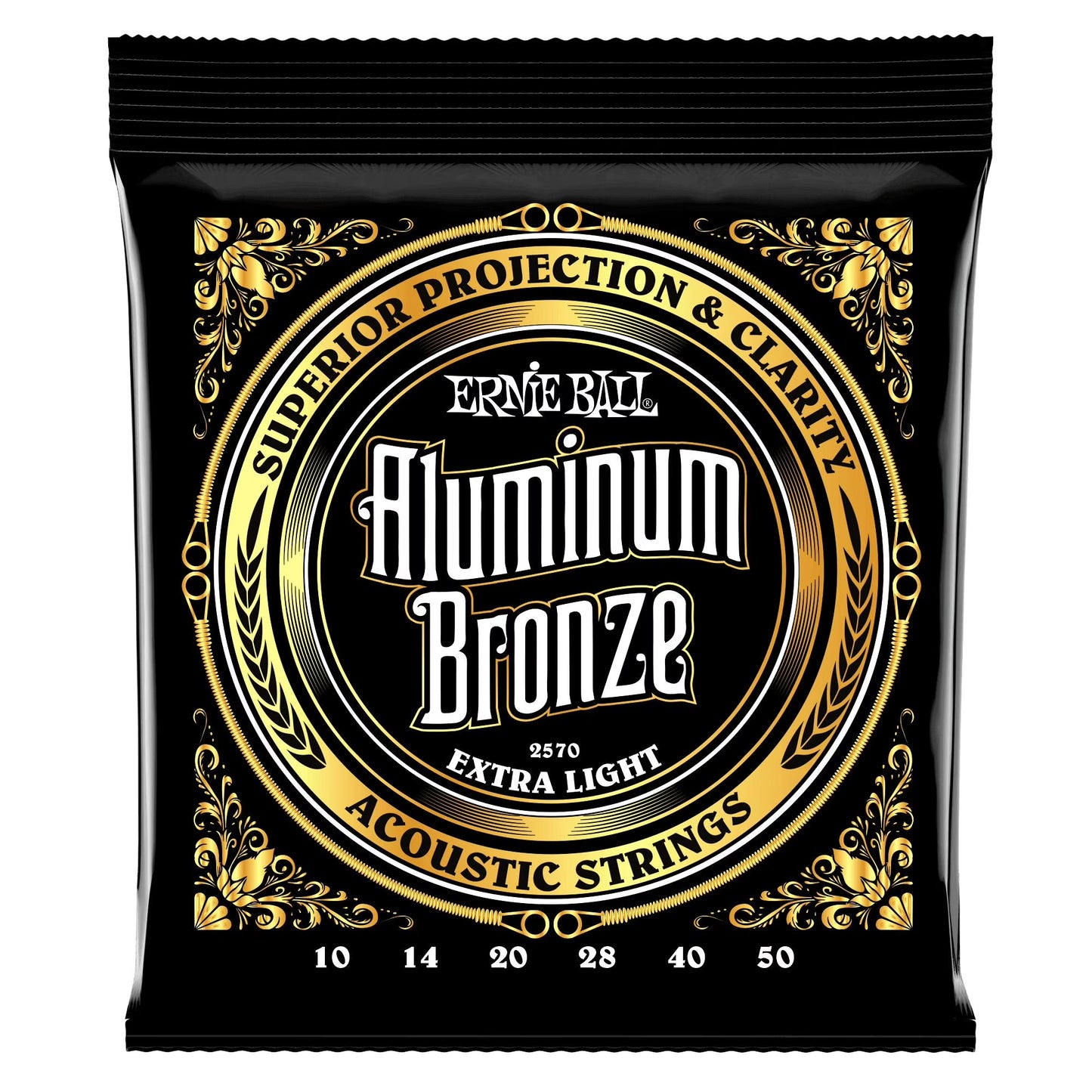 Extra Light Aluminum Bronze Acoustic Guitar Strings - 10-50 Gauge